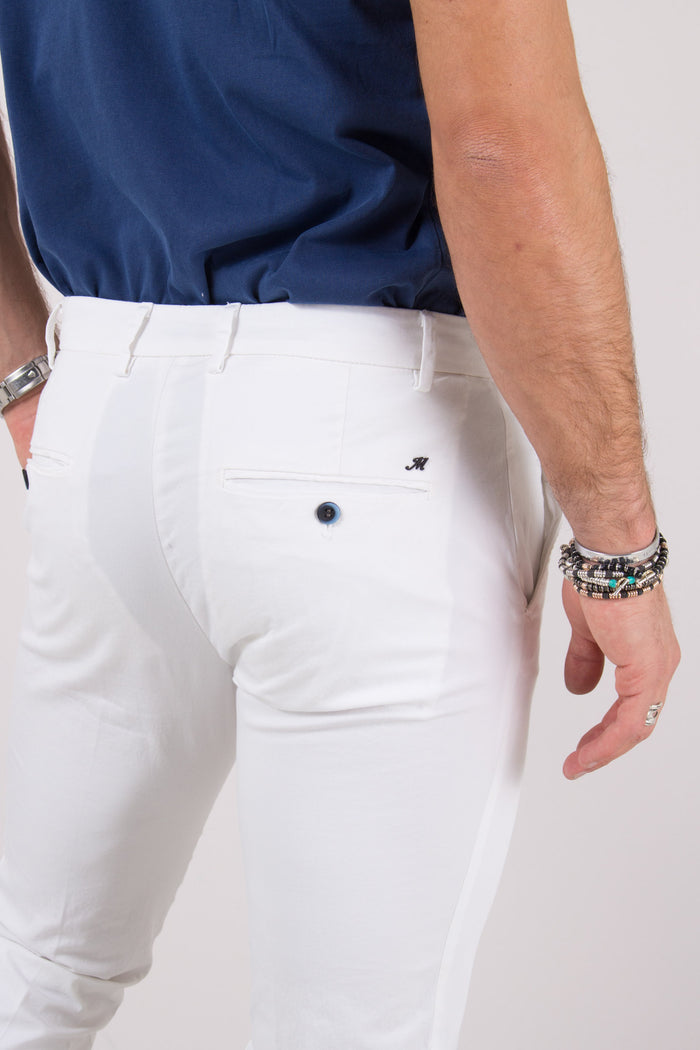 Pantalone 5 Tasche Bianco-6