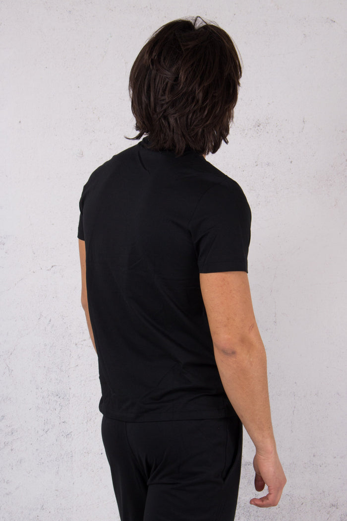 T-shirt Scritta Polo Black-2