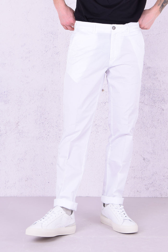 Pantalone Chino Slim Bianco