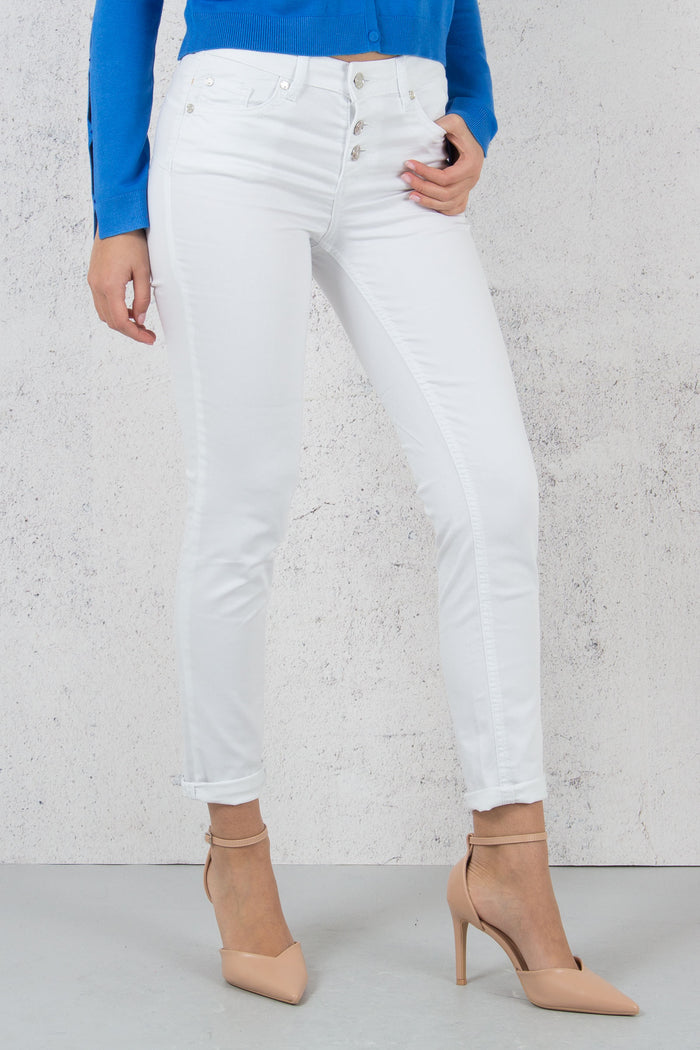 Pantaloni Monroe Bianco Ottico-4