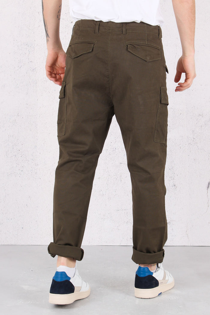 Pantalone Cargo Green-2