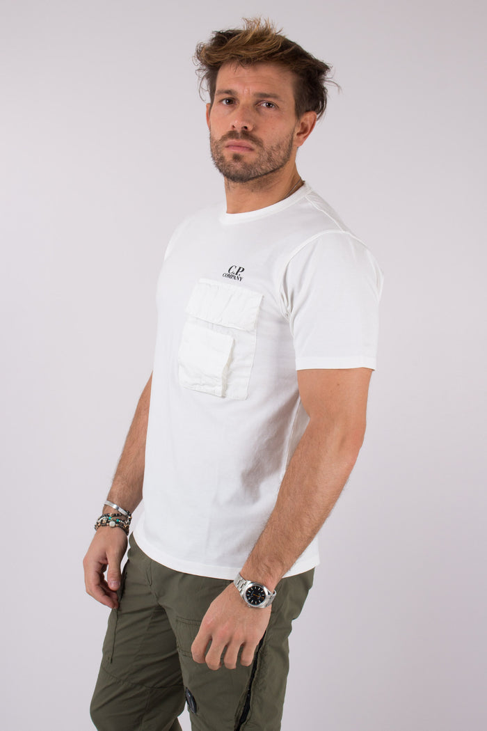 T-shirt Taschino Nylon Gauze White-2