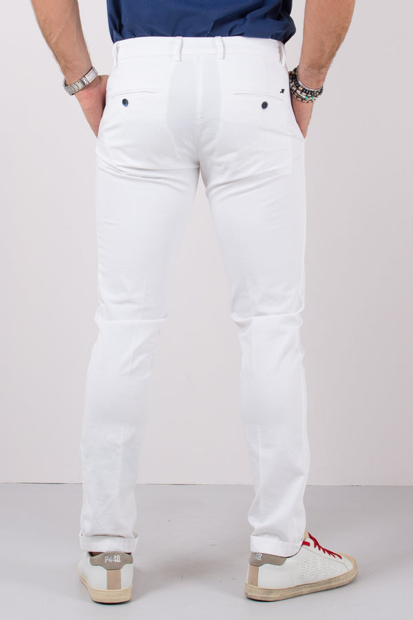 Pantalone 5 Tasche Bianco-2