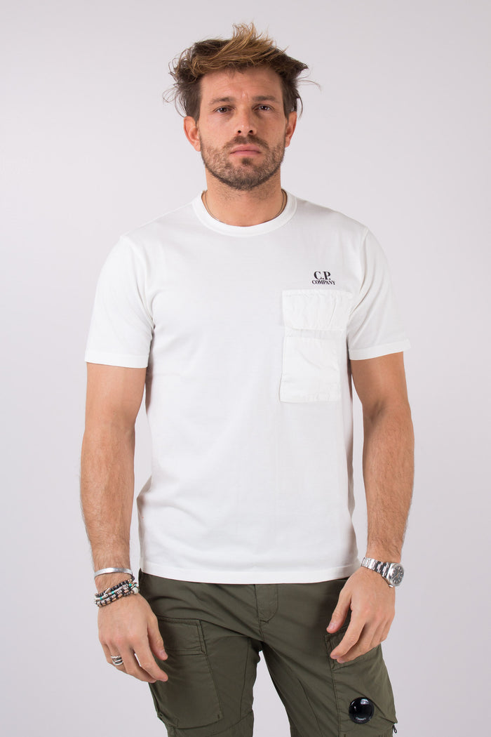 T-shirt Taschino Nylon Gauze White-1