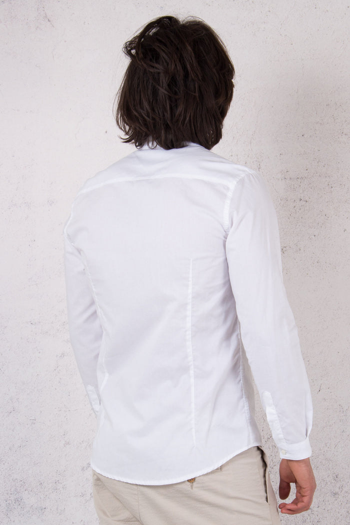 Camicia Classica Cotone Bianco-2
