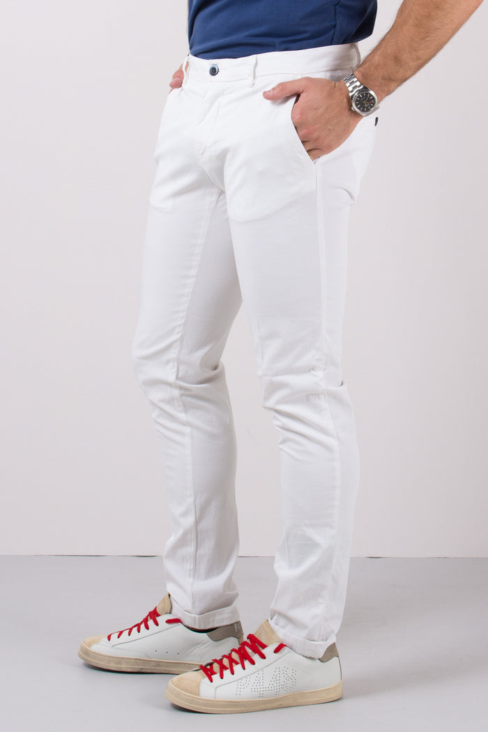 Pantalone 5 Tasche Bianco-4